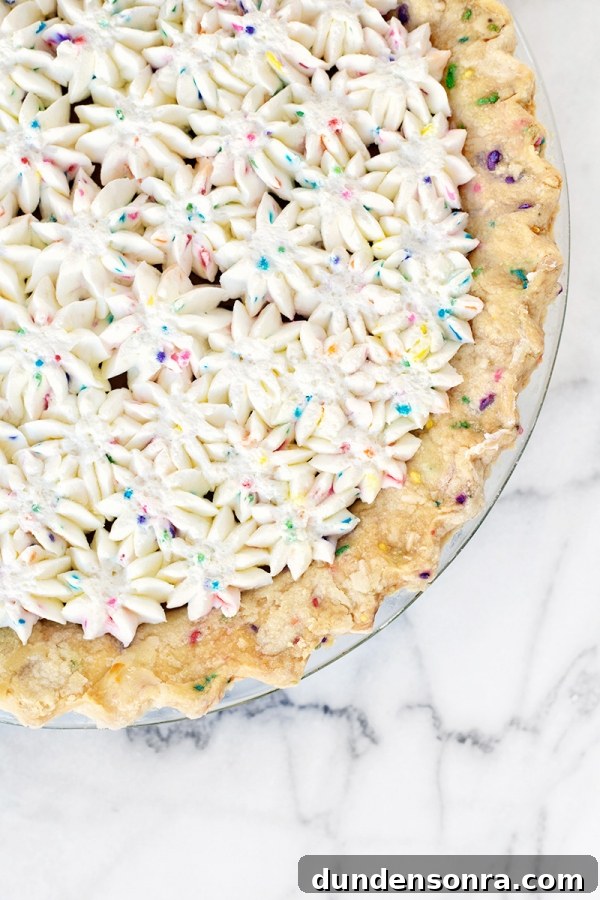 Funfetti Pie Crust Recipe: Colorful Sprinkle Pie Shell Tutorial 8 Pie