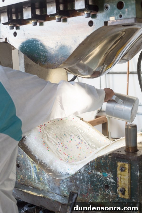 Studio DIY and Modernica Confetti Chair Reveal + Giveaway 9 Someone using a machine