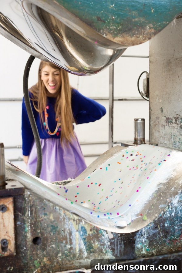 Studio DIY and Modernica Confetti Chair Reveal + Giveaway 10 Someone looking at a colorful chair