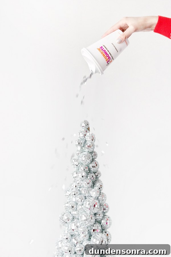 A silver Christmas tree 