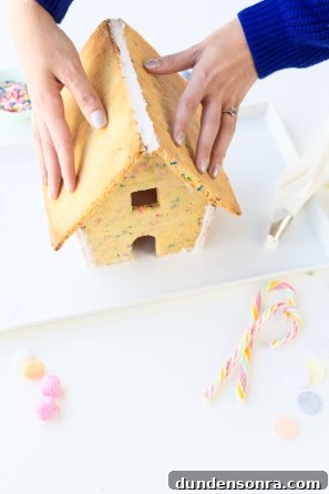Funfetti Sugar Cookie House Recipe — Colorful Party Treat 12 Gingerbread house