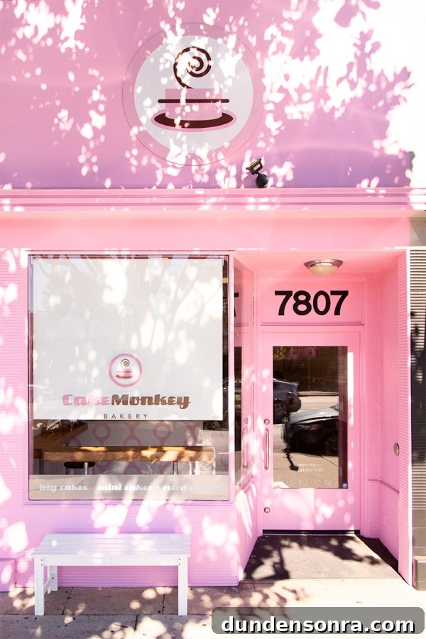 Sugar Fix: Cake Monkey — Unique Dessert Recipes & Treat Ideas 5 A pink store