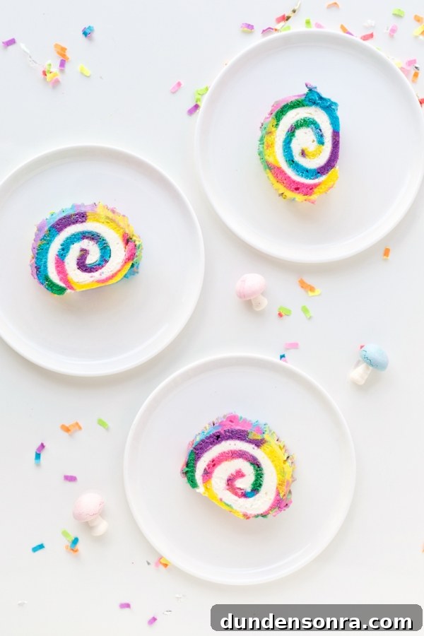 Colorful desserts