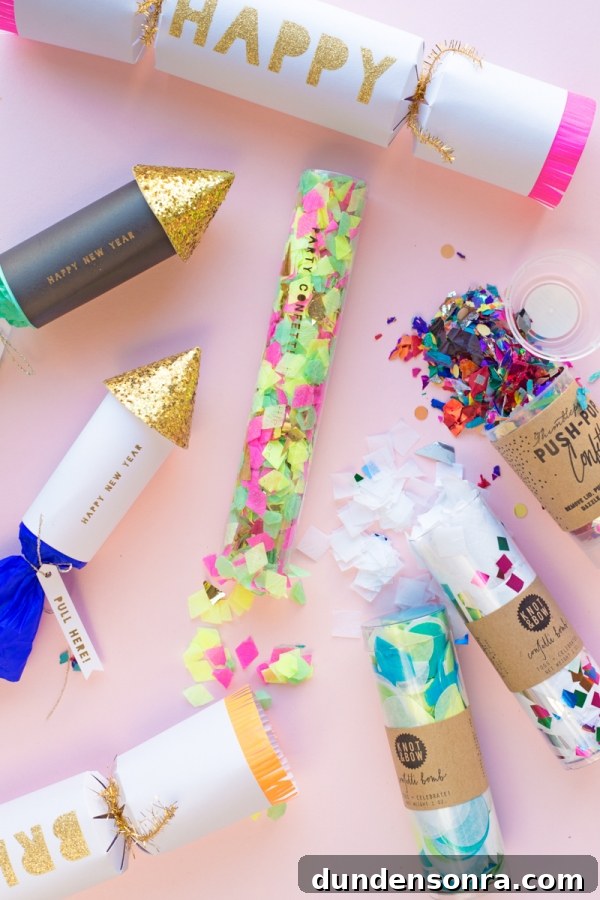 Complete Guide to Using Confetti for Parties and Events 8 Confetti poppers