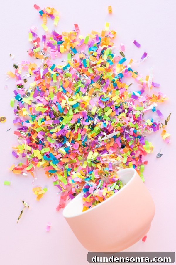 Complete Guide to Using Confetti for Parties and Events 9 The Best Confetti | studiodiy.com