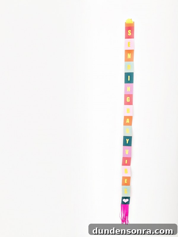 Colorful letters gift