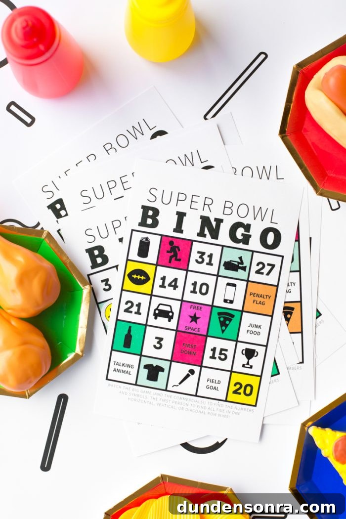 Free Printable Super Bowl Bingo