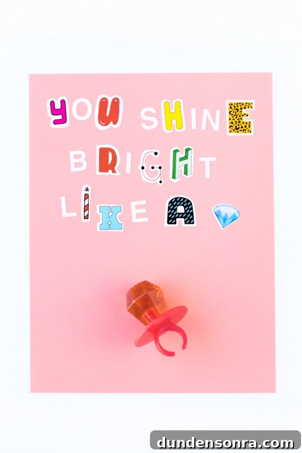 15 DIY Drugstore Valentine Gifts and Hacks for Your Gal Pals 16 A ring pop and letter cut outs