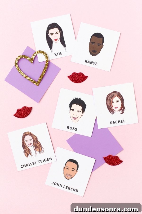 Famous Friend & Couple Memory Game — Free Printable Cards 9 Famous Couples Memory Game (Free Printable!) | studiodiy.com