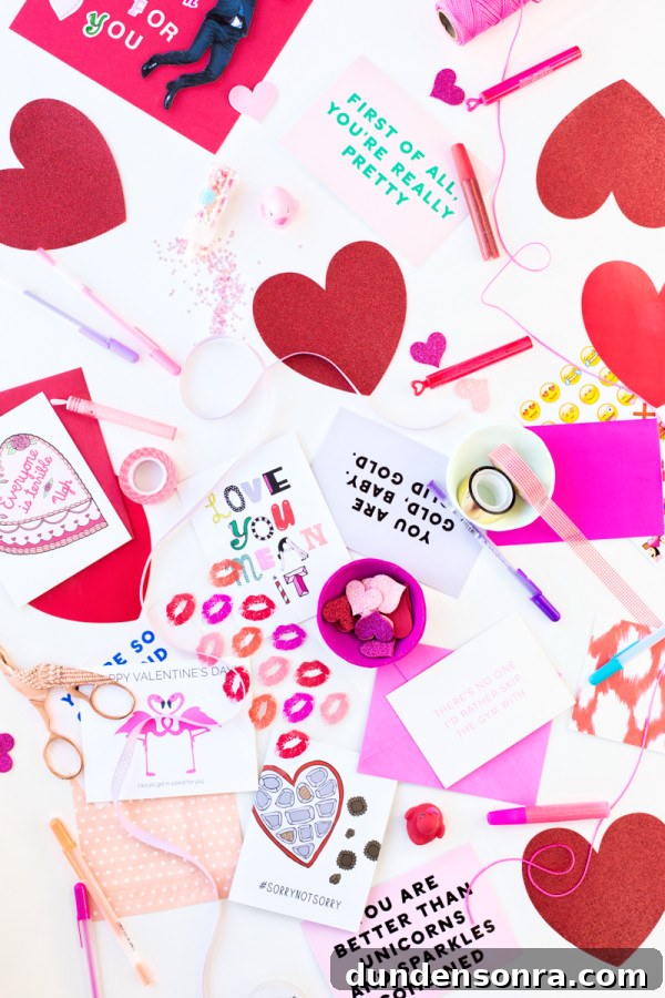 Galentine’s Day Slumber Party Throwback with Free Printables 12 Valentines craft materials