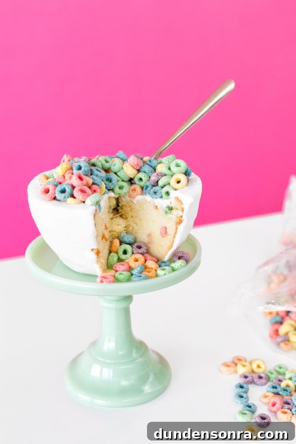 Cereal bowl cake