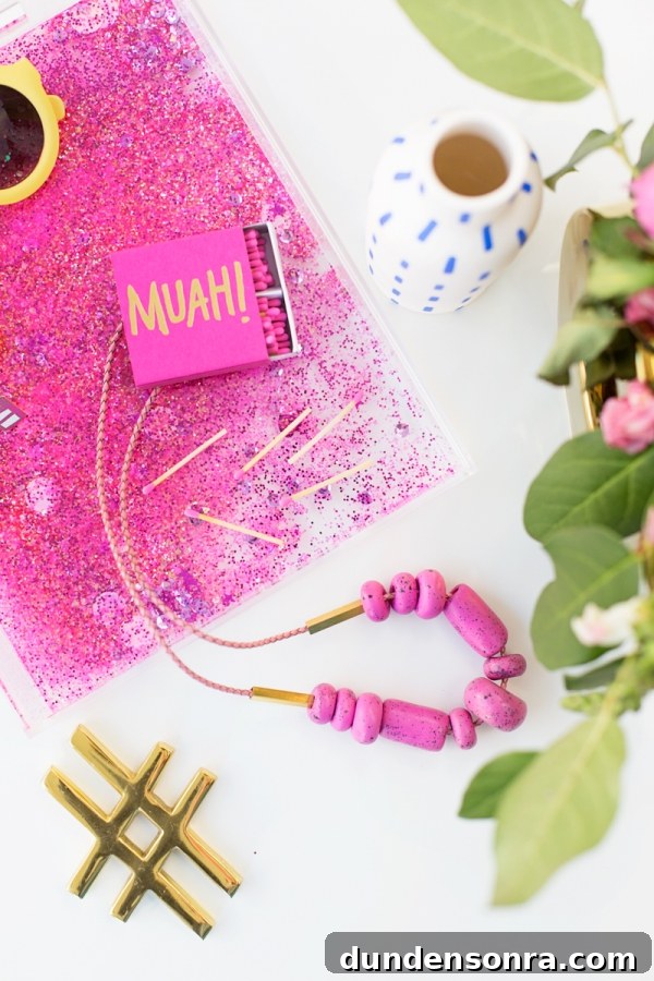 Make Your Own Sparkling Resin Glitter Tray: Simple DIY Guide 4 A pack of pink glitter