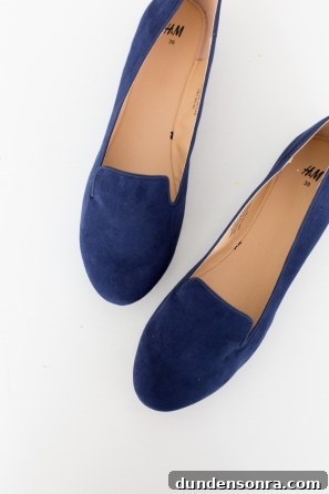 Blue loafers