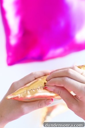 Gold and pink fabric