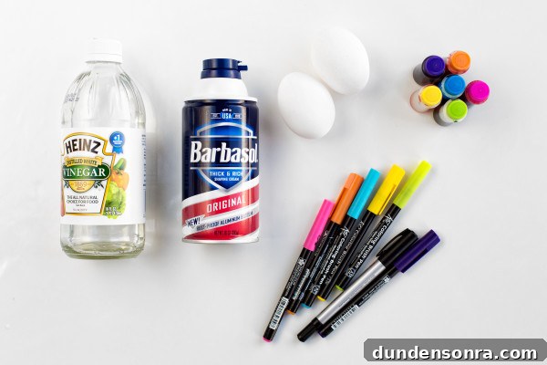 DIY Lisa Frank Easter Eggs: Vintage-Inspired Colorful Egg Ideas 3 Markers, eggs, and shaving cream