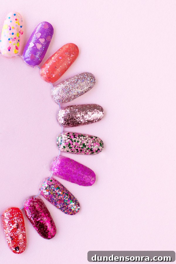 Colorful nails