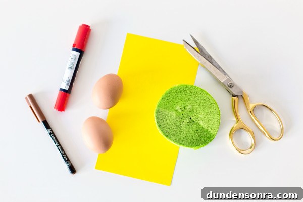 Eggs and a yellow paper