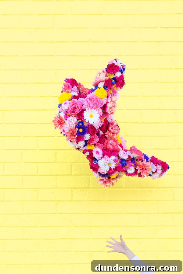 How to Make a Faux Flower Coat: Step-by-Step DIY Guide 8 A floral jacket