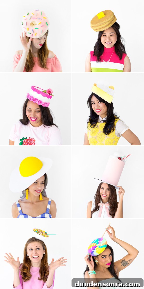 DIY Food Themed Kentucky Derby Hats