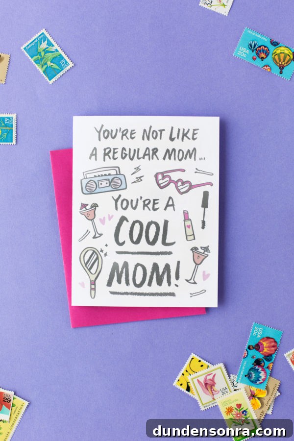 Cards on a purple surface