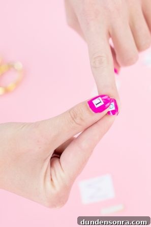 Pink nails