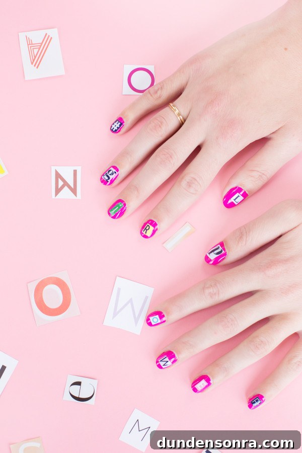 Someone with pink nails