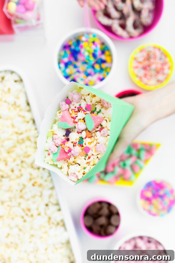 Host a Colorful Backyard Movie Night: Tips for a Magical Outdoor Screening 9 DIY Popcorn Bar for Backyard Movie Nights | studiodiy.com