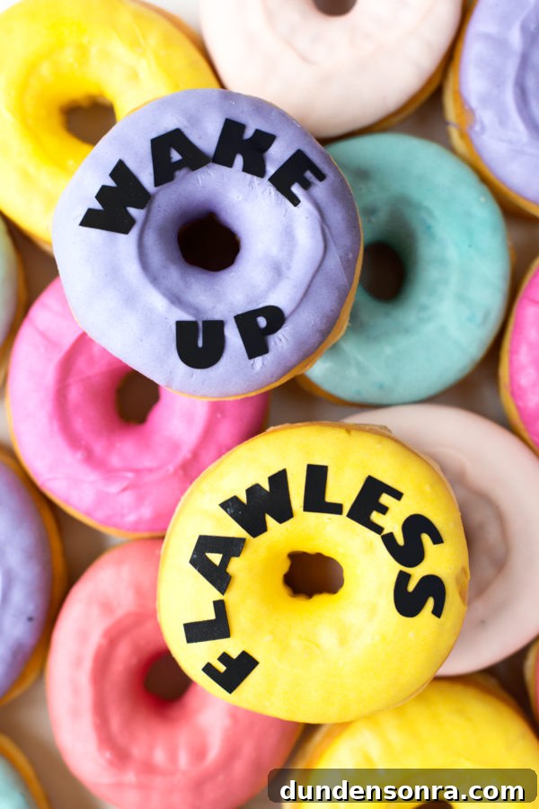 Colorful donuts