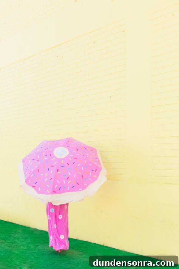 How to Make a Donut-Shaped Beach Umbrella: DIY Guide 10 A donut umbrella