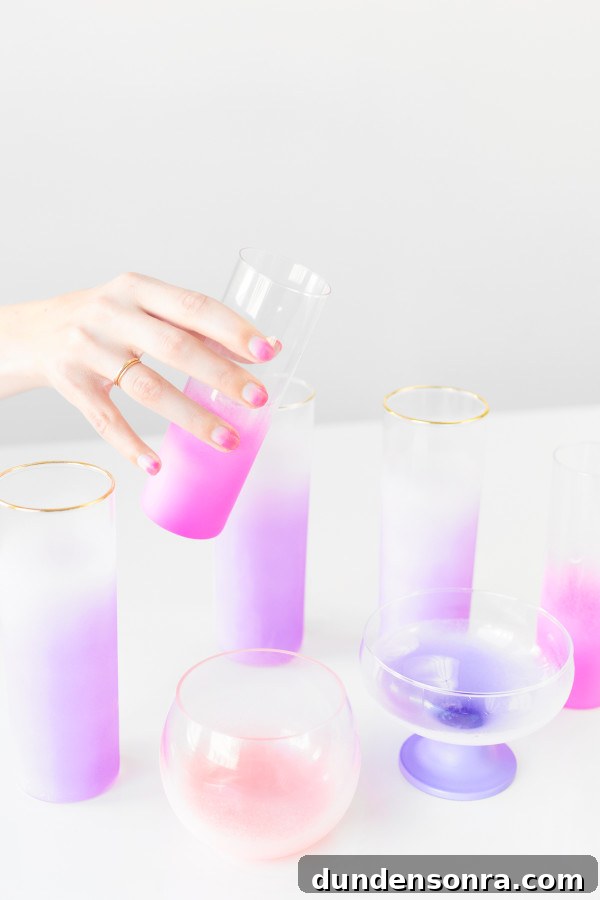 DIY Blendo Manicure Guide: How to Create Blended Nail Art at Home 5 A bunch of colorful drinking glasses