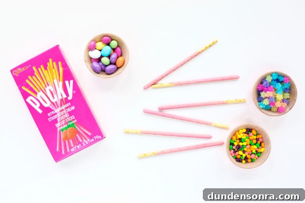 Pocky sticks