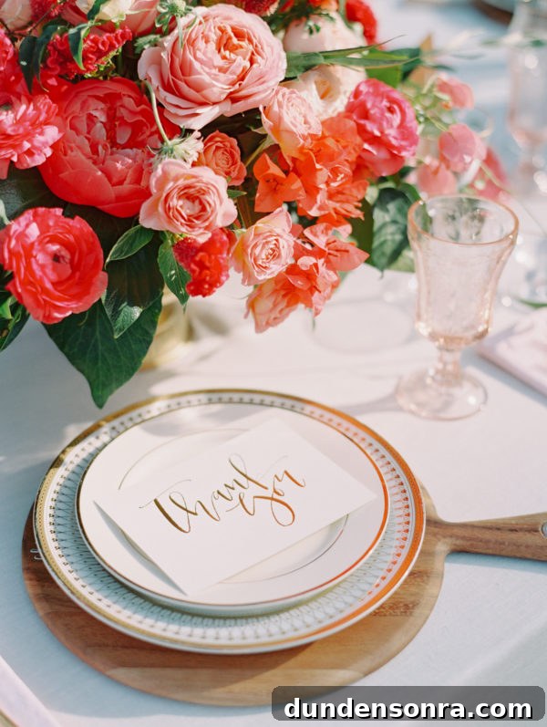 A plate and flowers