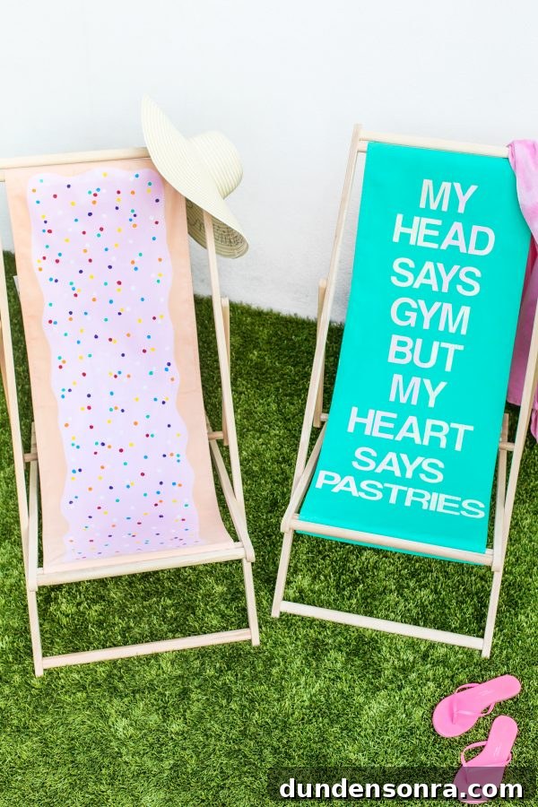 Pop tart beach chairs