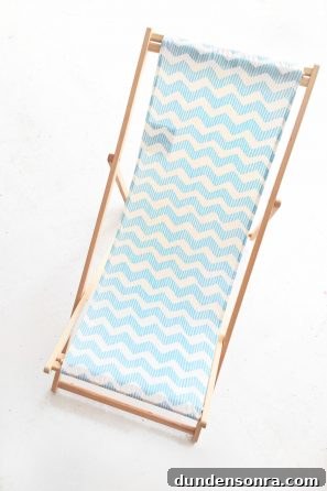 Colorful beach chair