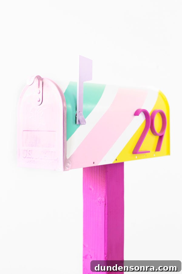 Colorful mailbox