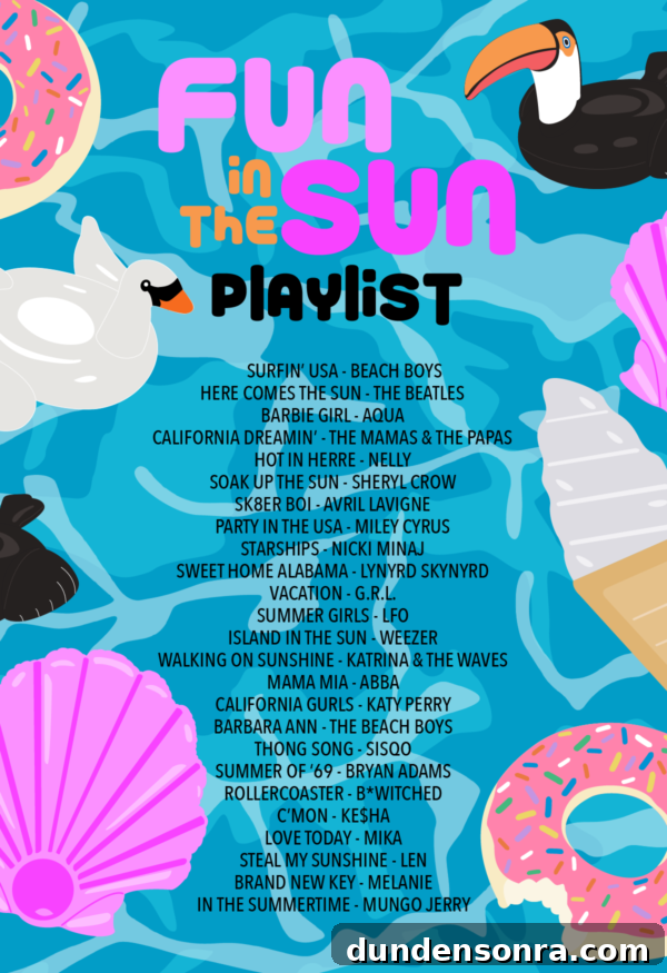 Fun in the Sun Pool Party Playlist | studiodiy.com