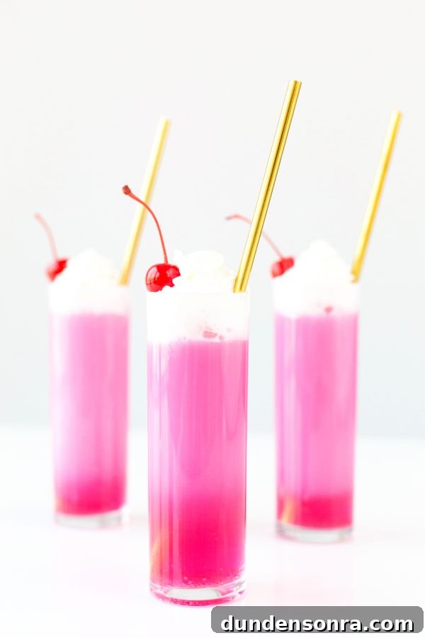 Neon Italian Cream Soda Recipes for Vibrant, Creamy Drinks 2 Italian Cream Soda with straws