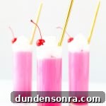 Neon Italian Cream Soda Recipes for Vibrant, Creamy Drinks 5 Italian Cream Soda with straws