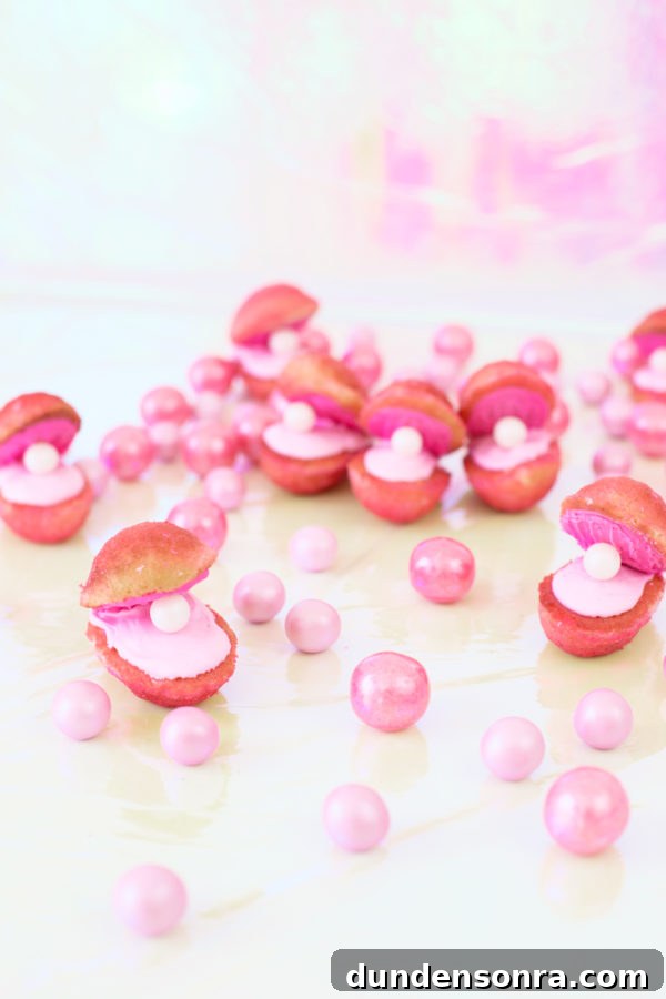 Pink Seashell Madeleines: Ocean-Inspired Shell Cookies 5 Madeleines that look like clamshell