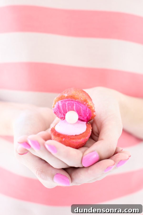 Pink Seashell Madeleines: Ocean-Inspired Shell Cookies 6 Madeleine that looks like a clamshell