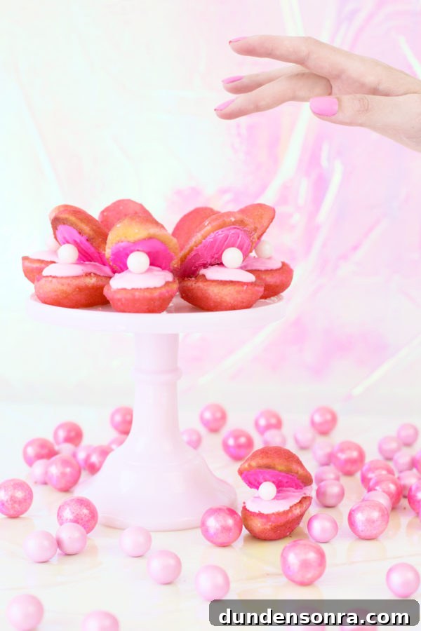 Pink Seashell Madeleines: Ocean-Inspired Shell Cookies 7 Madeleines that look like clamshell