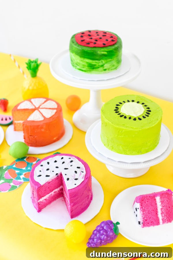 Cakes that look like fruit