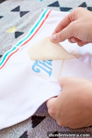 DIY Day-of-the-Week Underwear: Simple Sew-Along for Custom Sets 7 Words ironed onto underwear