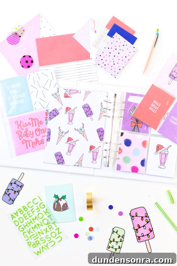 December Daily Mini Kit Reveal: Fun New Holiday Scrapbooking Kit 4 A bunch of cards on a table