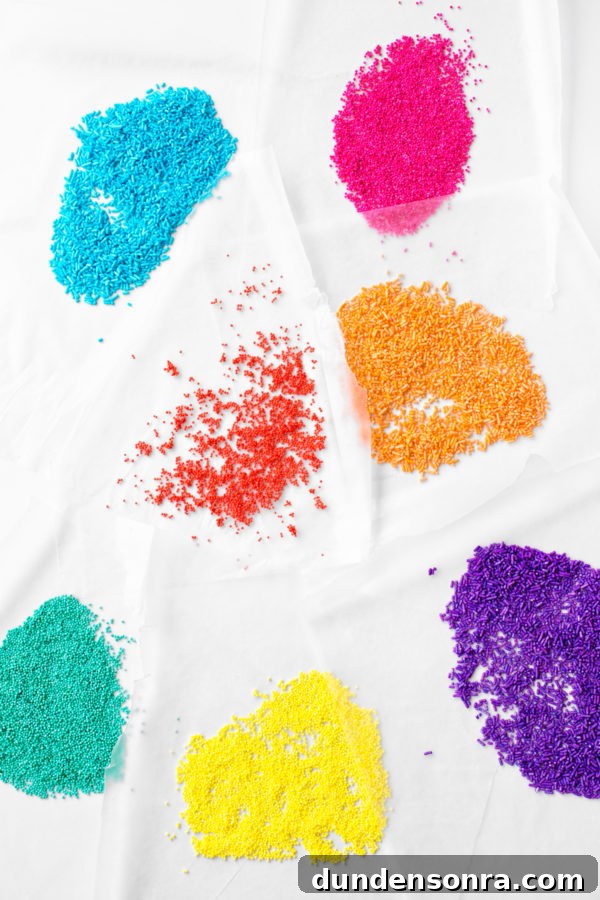 Sprinkles and plastic bags