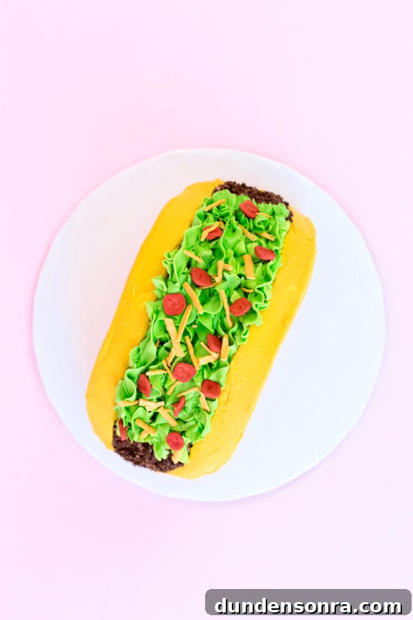 Taco cake
