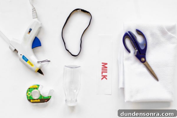 Cookies and Milk Couples Costume Ideas for DIY Halloween 4 Craft materials