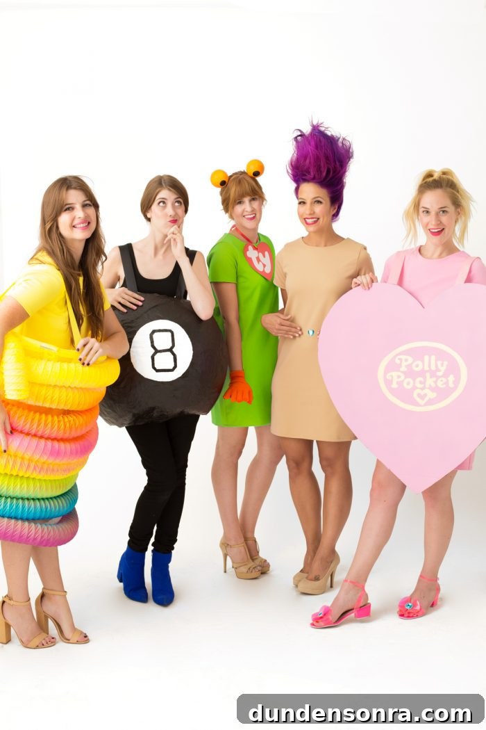 A group of girls wearing costumes 