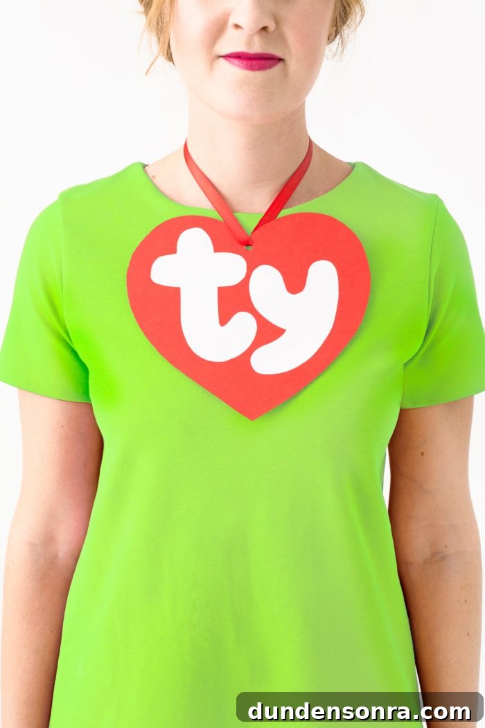 DIY Beanie Baby Costume