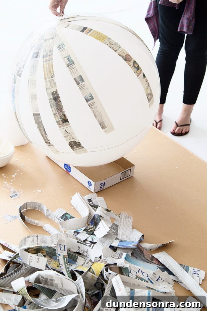 DIY Palm Tree and Beach Ball Halloween Costume Ideas 10 DIY Beach Ball Steps